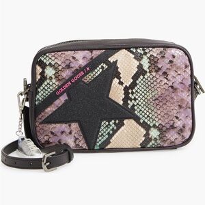 Golden goose Star Metallic Leather Camera bag ⭐️